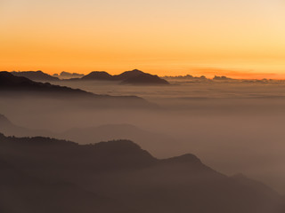 Hehuanshan and clouds