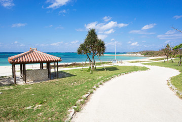 沖縄のビーチ・宇座海岸