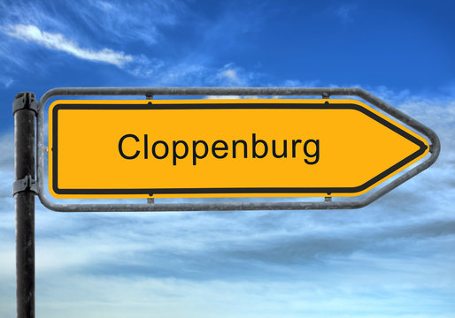 Strassenschild 26 - Cloppenburg