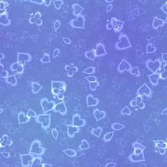 Neon shape symbols generated seamless texture