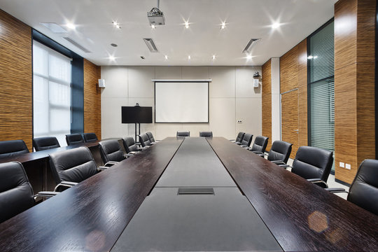 modern office meeting room interior and decoration