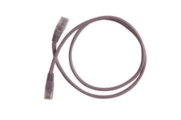 Network cable isolated on a white background