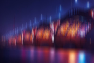 seongsan bridge with blur motion