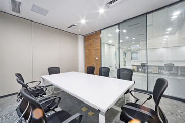 modern office meeting room interior