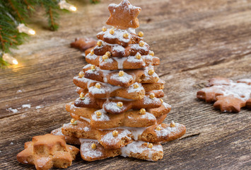 gingerbread christmas tree