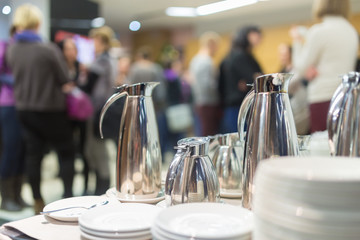 Coffee break at business meeting