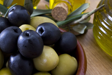 olives and oil