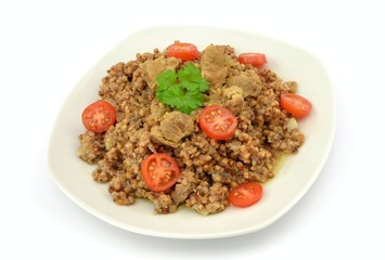 buckwheat with meat