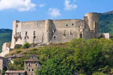 Fototapeta premium Panoramic view of Brienza. Basilicata. Italy.