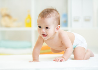 crawling baby