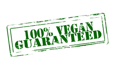 One hundred percent vegan guaranteed