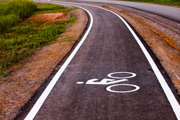 bicycle road sign.