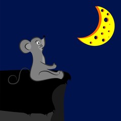 Mouse and cheese