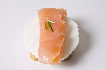 salmon canapes