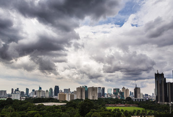 Fototapeta na wymiar Jakarta skyline