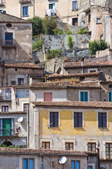 Obraz premium Panoramic view of Morano Calabro. Calabria. Italy.