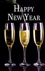 Composite image of happy new year