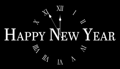 Composite image of countdown to midnight