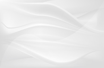 white smooth silk flow abstract background