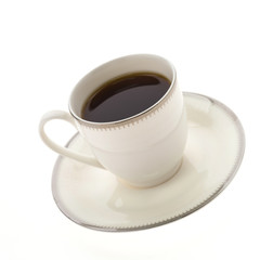 Black coffee cup