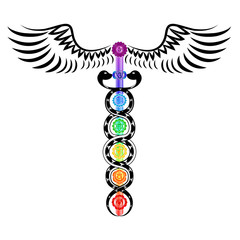 Caduceus, Seven Chakras, Kundalini Energy