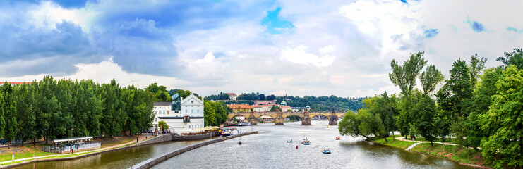 Fototapeta premium Cityscape of Prague.