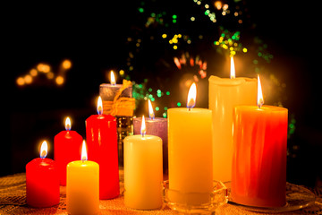 Christmas candles