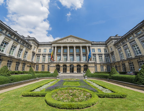 Federal Parliament of Belgium in Brussels.