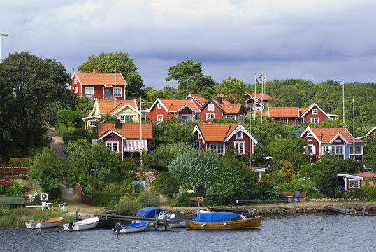 Ferienaussiedlung an der Südschwedischen Küste