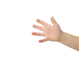 mother gives a heart