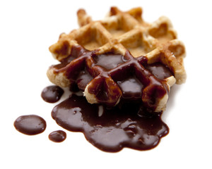 gaufre au chocolat