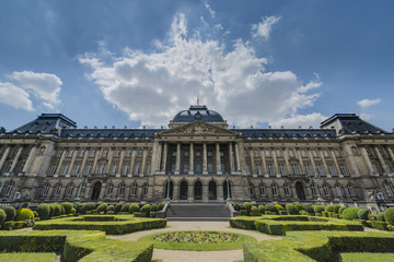 Obraz premium Royal Palace of Brussels in Belgium.