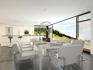 Elegant Dining Area Design