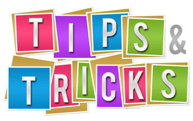 Tips And Tricks Colorful Blocks