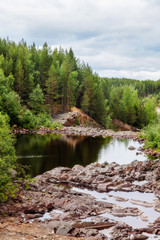 Fototapeta na wymiar Landscape of Karelia