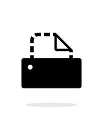 Printer icon on white background.
