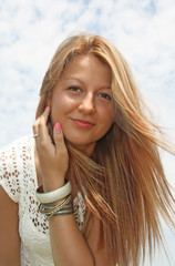 Naklejka premium woman portrait