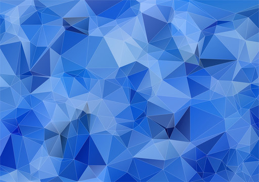 Light blue triangle polygonal background