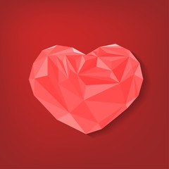 Polygonal_heart_Background