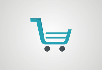 Shopping cart icons logo vector