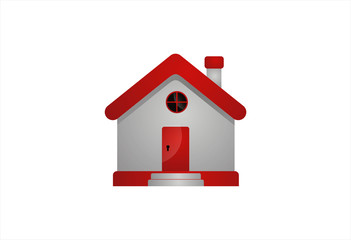 House Abstract Real Logo design vector