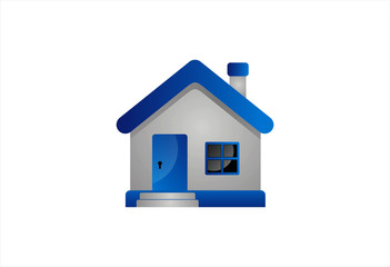 House Abstract Real Logo design vector