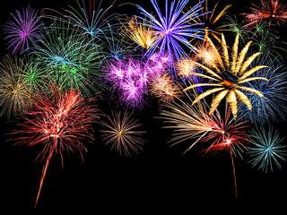 Feuerwerk an Silvester