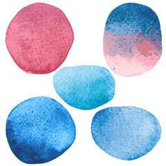 watercolor design elements