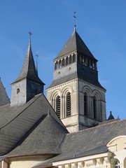 Fototapeta premium Maine-et-Loire - Clocher de l'abbatiale de Fontevraud