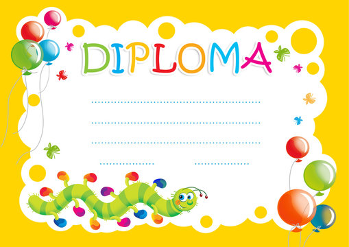 Diploma for children
