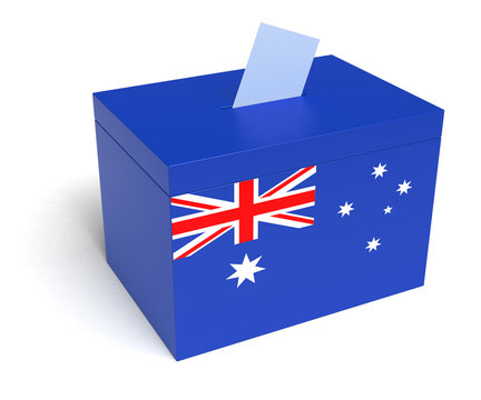 Australian Flag Ballot Box