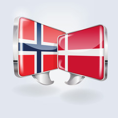 Sprechblasen in norwegisch und dänisch