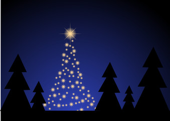 Obraz premium Weihnachtskarte