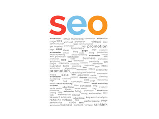 SEO word abstract